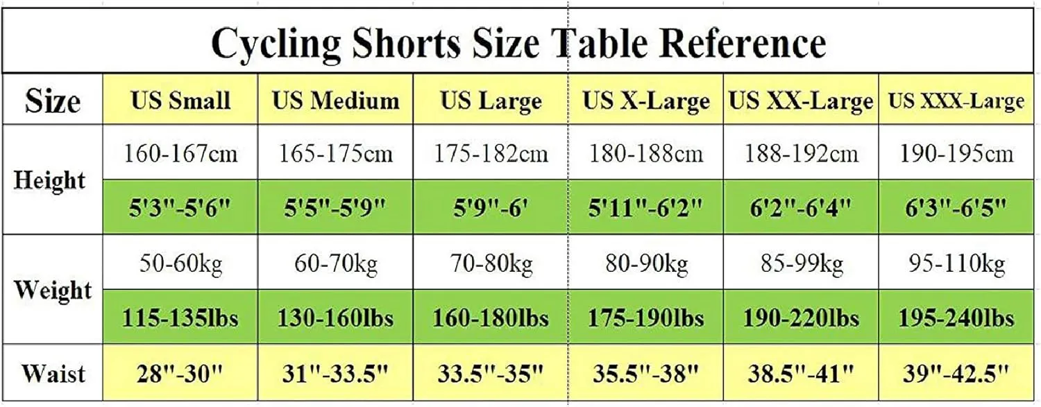 sponeed Men Bike Shorts Cushioned Biking Wear Gear Road Cycling Bottoms