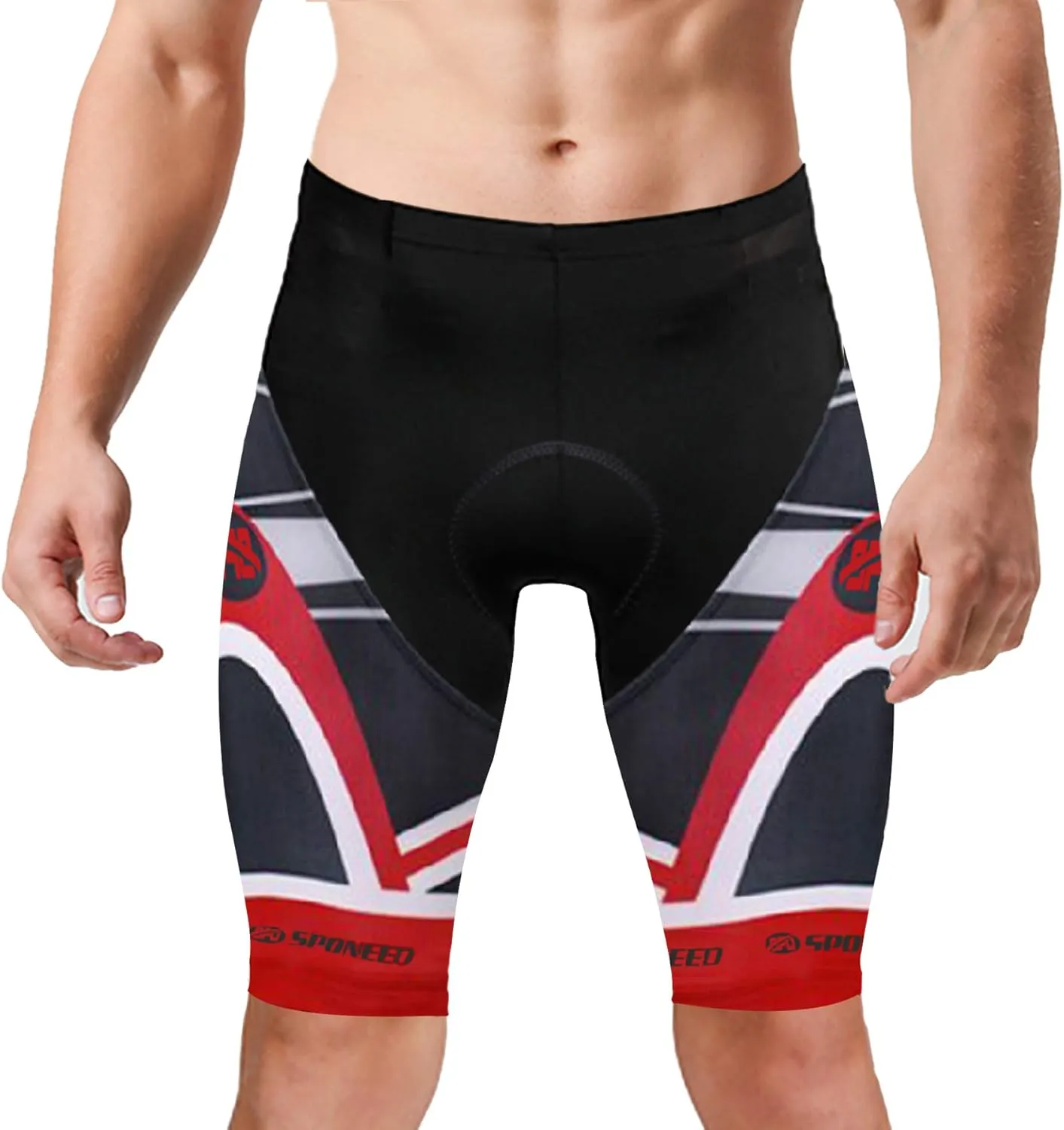 sponeed Men's Cycling Padded Shorts Men Bike Short Pants Cycle Spandex Tights Biking Wear