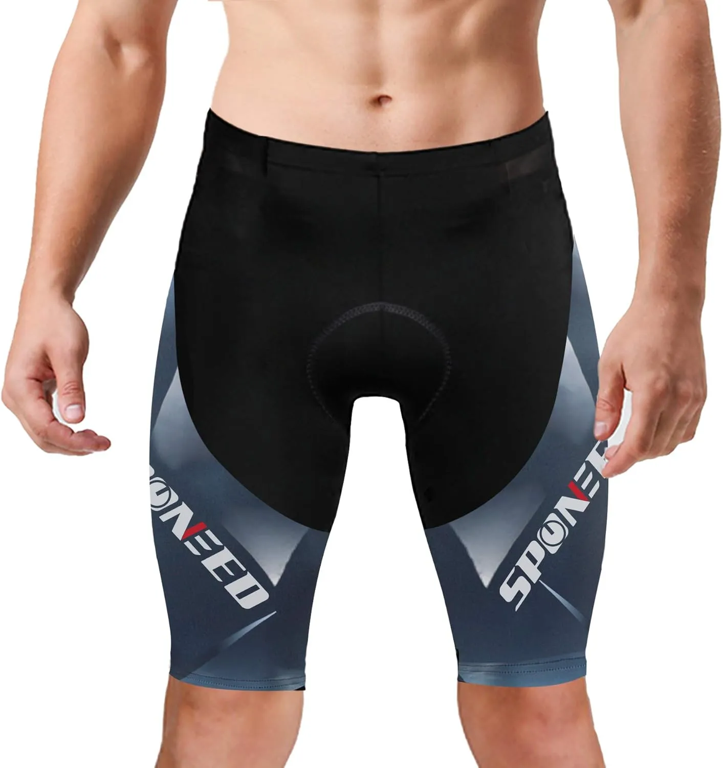 sponeed Men's Cycling Padded Shorts Men Bike Short Pants Cycle Spandex Tights Biking Wear