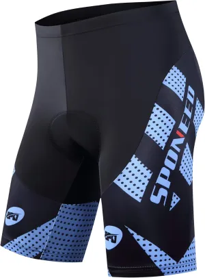 sponeed Men's Cycling Shorts Padded Bicycle Riding Pants Bike Biking Clothes Cycle Wear Tights