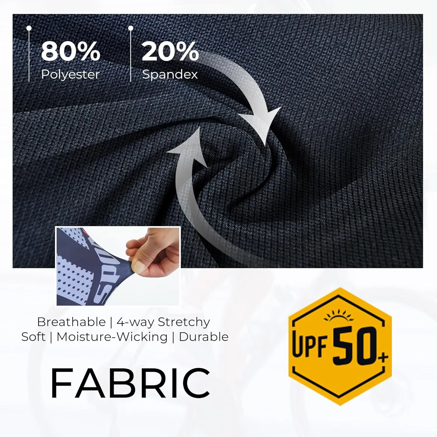 sponeed Men's Cycling Shorts Padded Bicycle Riding Pants Bike Biking Clothes Cycle Wear Tights