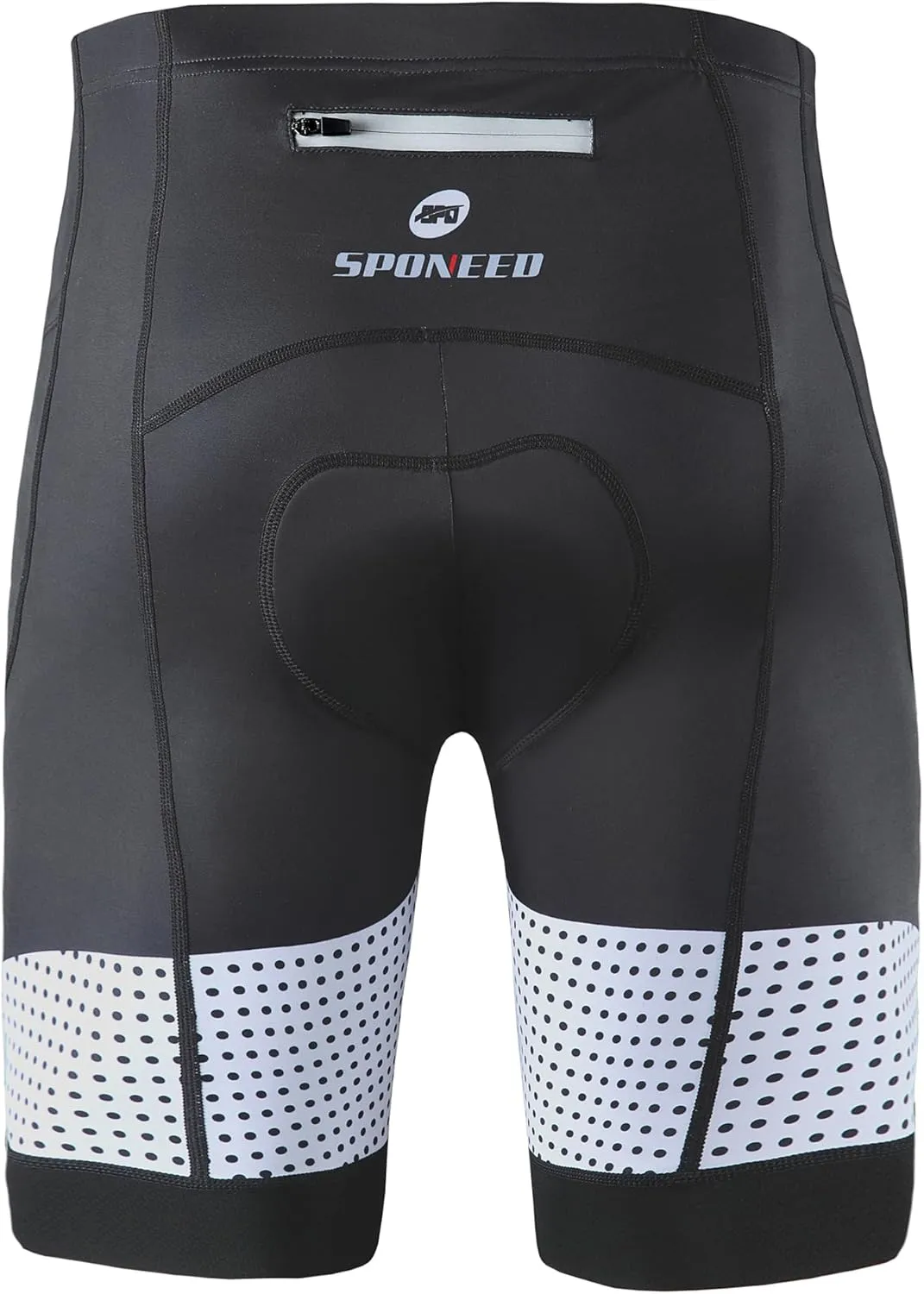 sponeed Men's Cycling Shorts Padded Bicycle Riding Pants Bike Biking Clothes Cycle Wear Tights