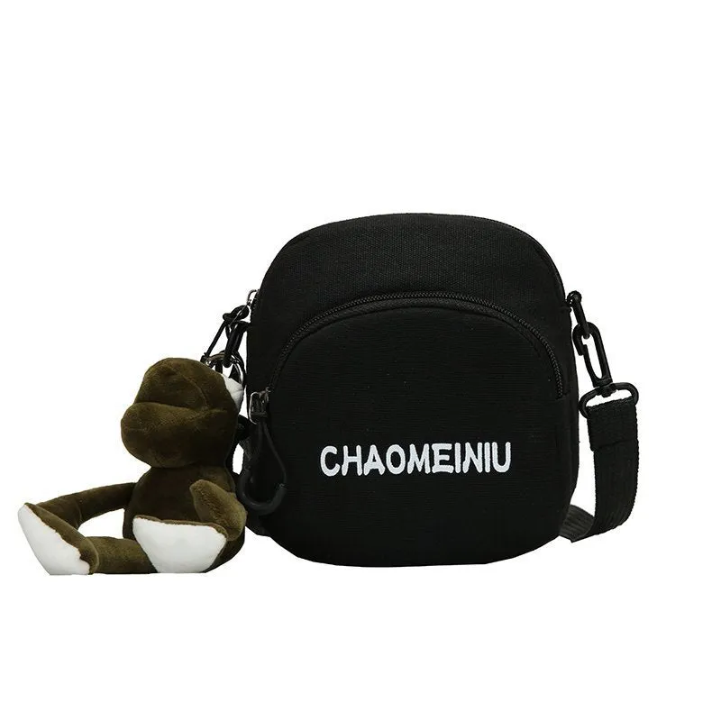 Spring Letters Canvas Fresh Sweet Fashion Crossbody Bags