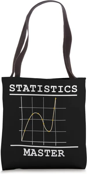 Statistics Master Funny Saying Data Analyst Tote Bag