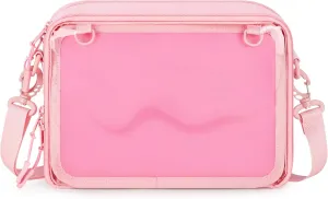 STEAMEDBUN Ita Bag Crossbody Small Ita Purse Pin Display Bag with Insert