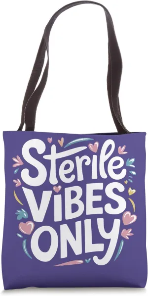 Sterile Disinfect Infection Control Nurse Tote Bag