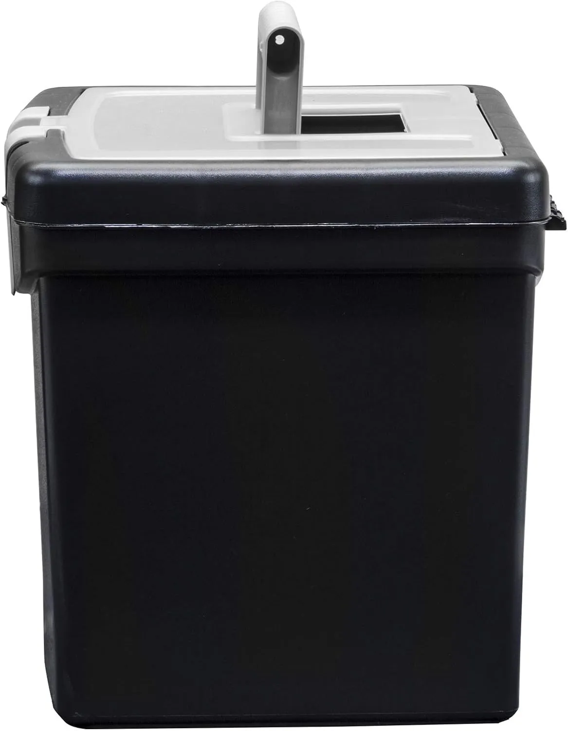 Storex 61504B02C Portable File Box with XL Lid, 11 x 13-1/2 x 11 Inches, Black