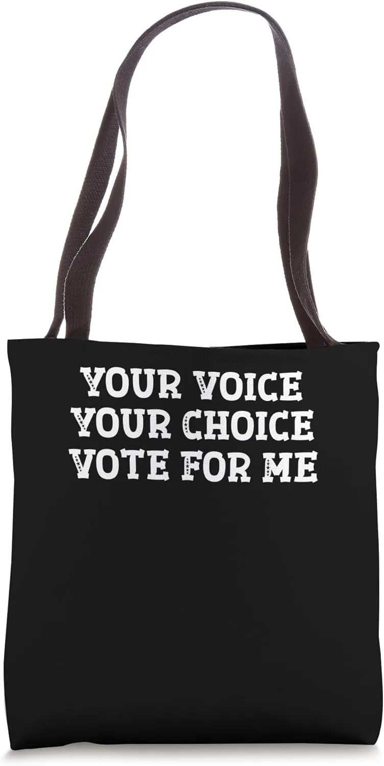 Student Council President School Election Tote Bag