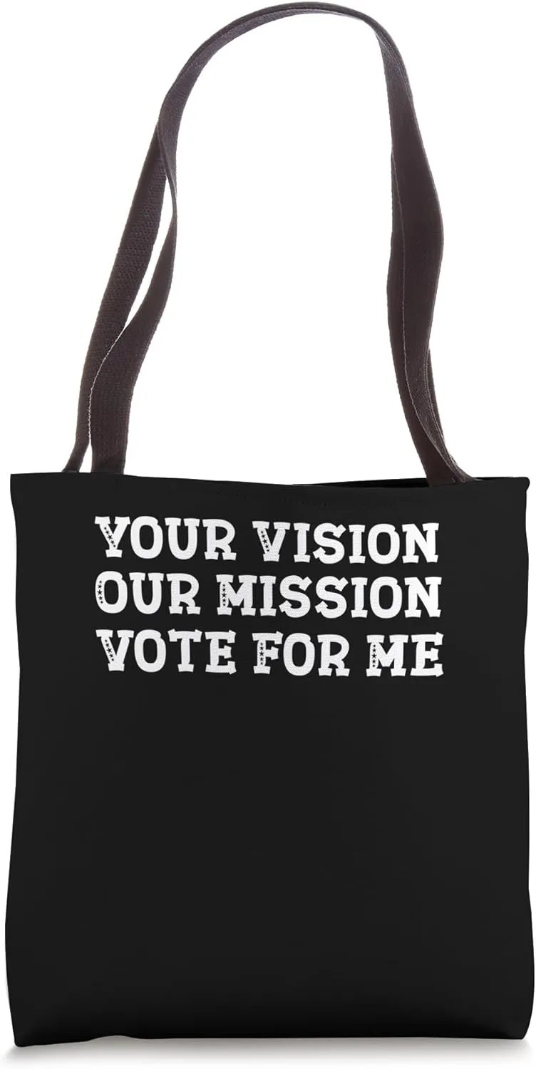 Student Council President School Election Tote Bag