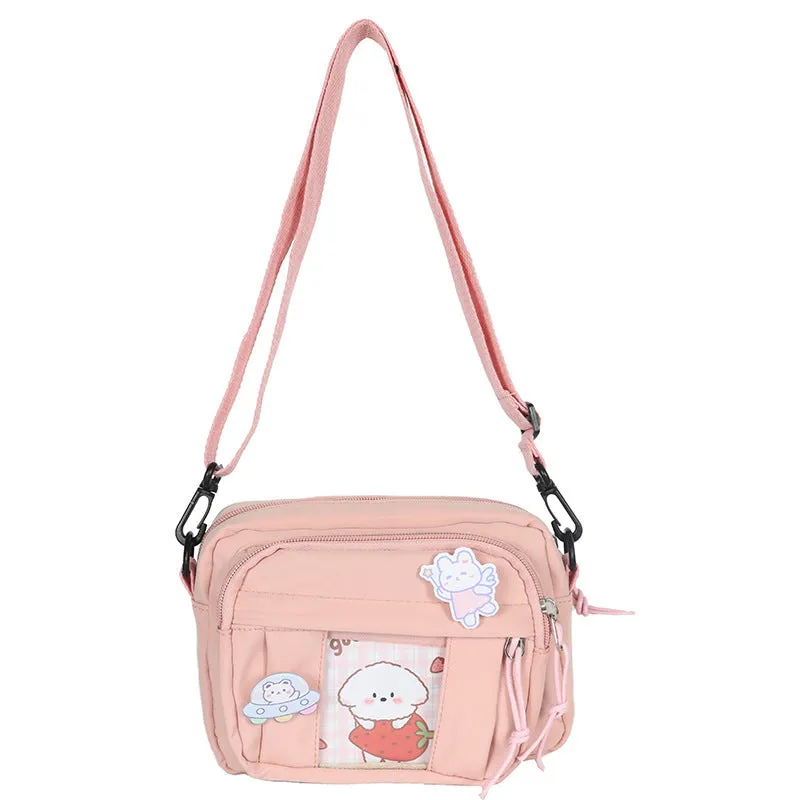 Summer Korean Style Simple Cute Funny Crossbody Bags