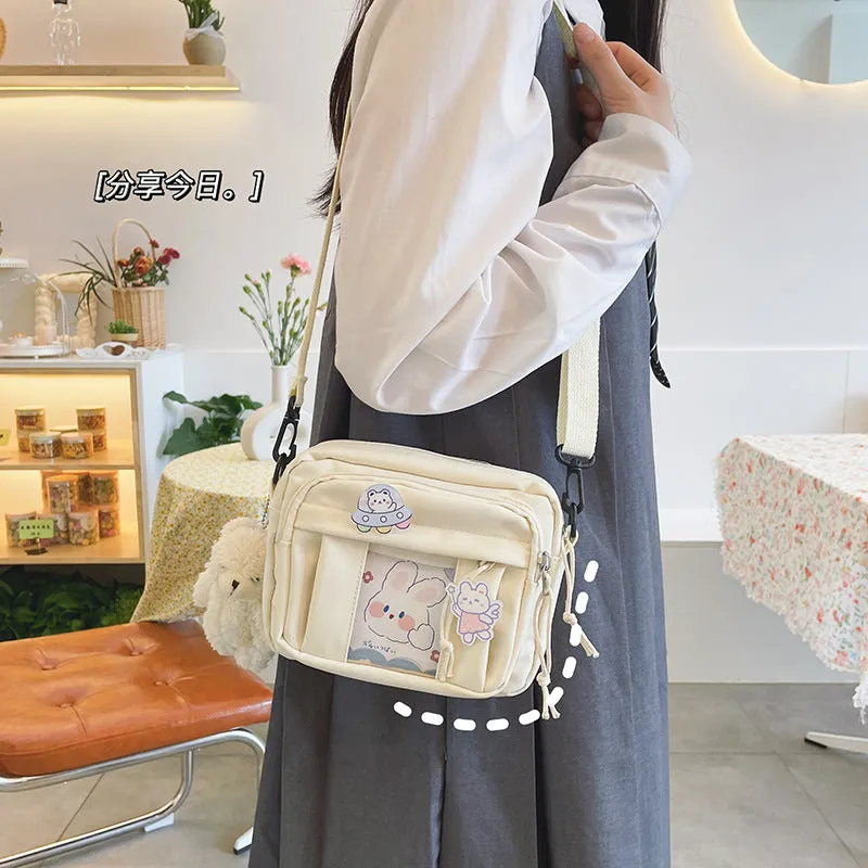Summer Korean Style Simple Cute Funny Crossbody Bags