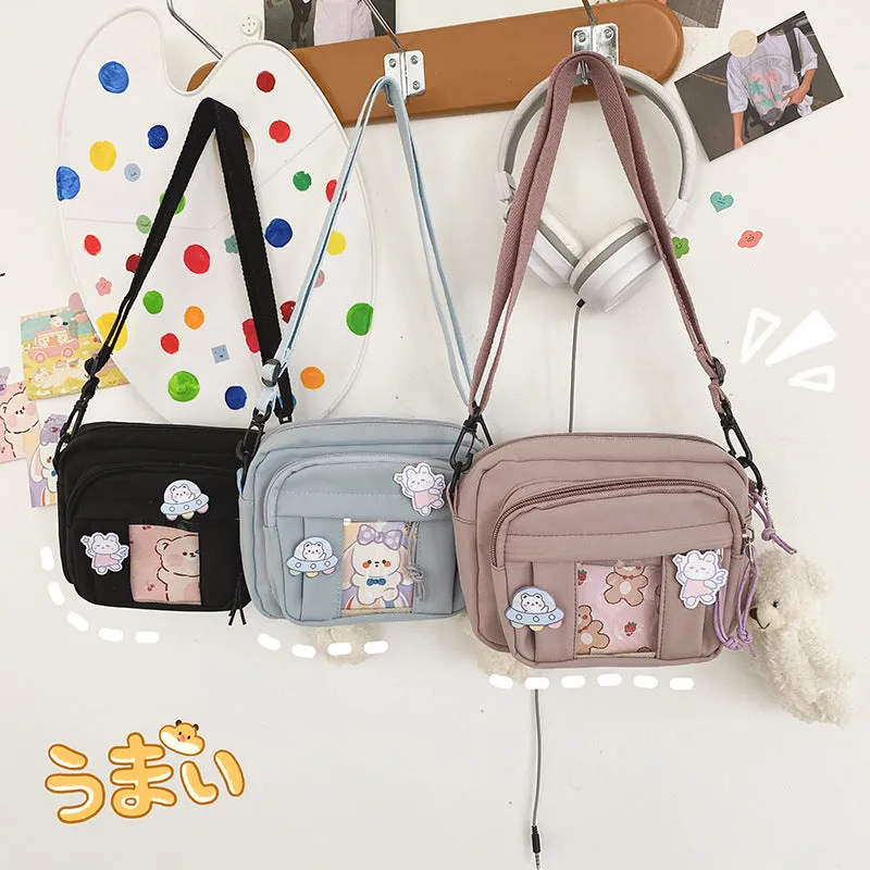 Summer Korean Style Simple Cute Funny Crossbody Bags