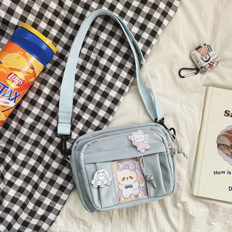 Summer Korean Style Simple Cute Funny Crossbody Bags