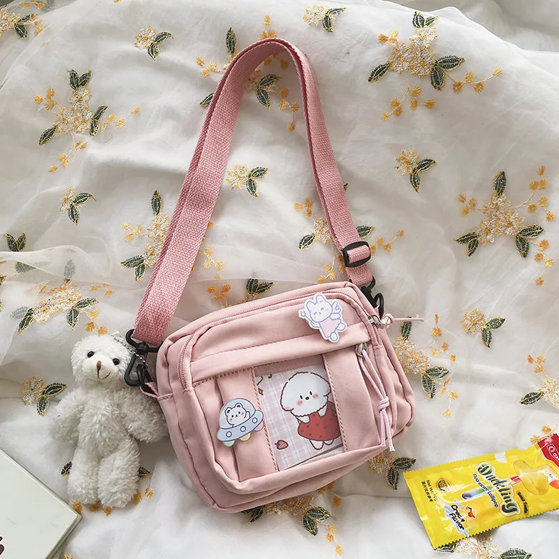 Summer Korean Style Simple Cute Funny Crossbody Bags