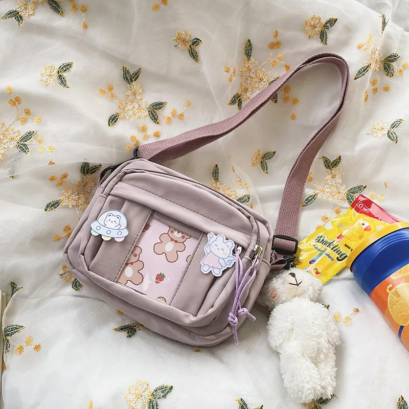Summer Korean Style Simple Cute Funny Crossbody Bags