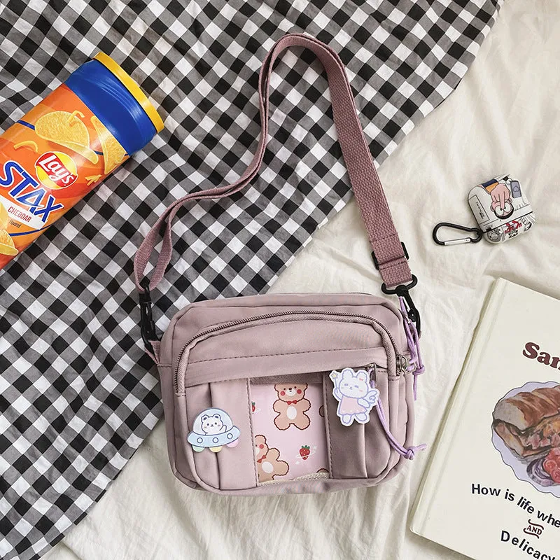 Summer Korean Style Simple Cute Funny Crossbody Bags
