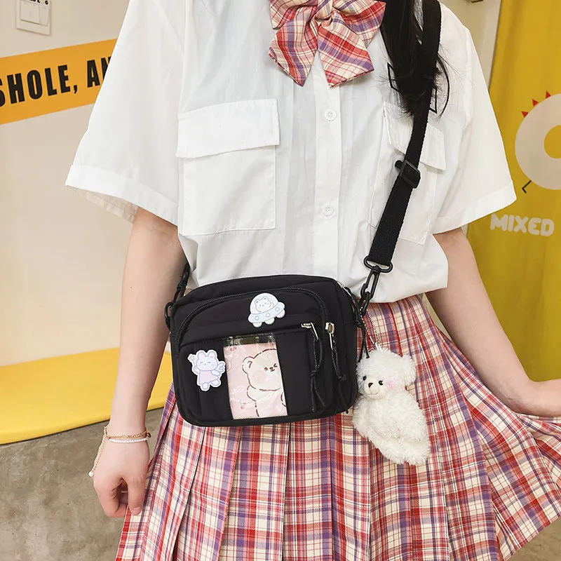 Summer Korean Style Simple Cute Funny Crossbody Bags