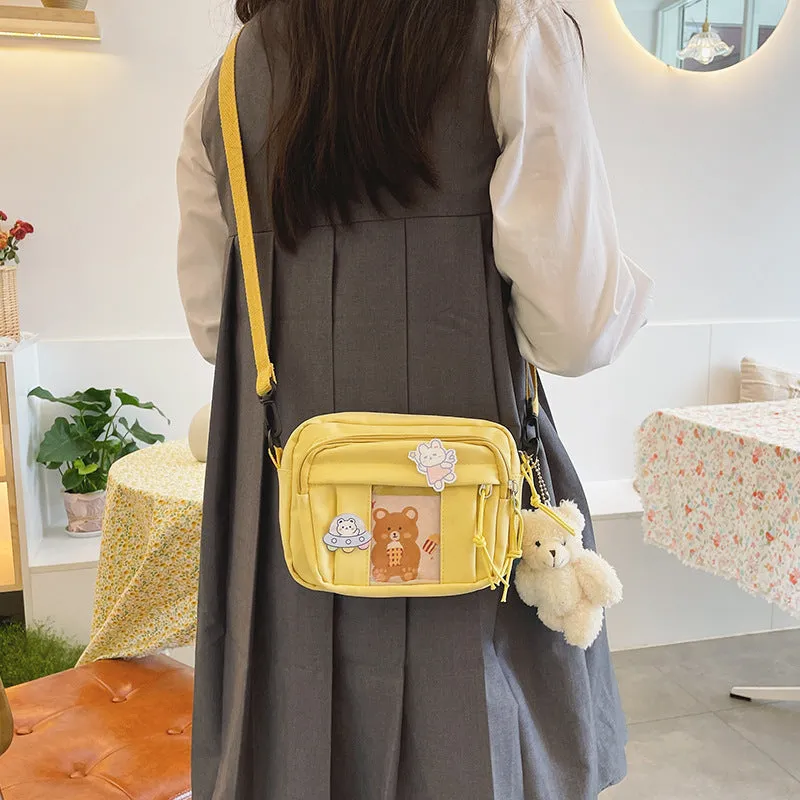Summer Korean Style Simple Cute Funny Crossbody Bags