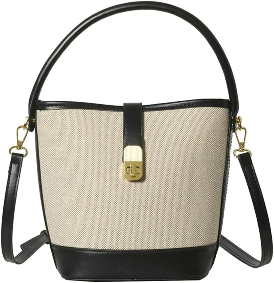 Summer Purses For Women Casual Crossbody Bags Small Bucket Bag Handbag Shoulder Bag Simple Purse Top Handle Travel Gift 2024