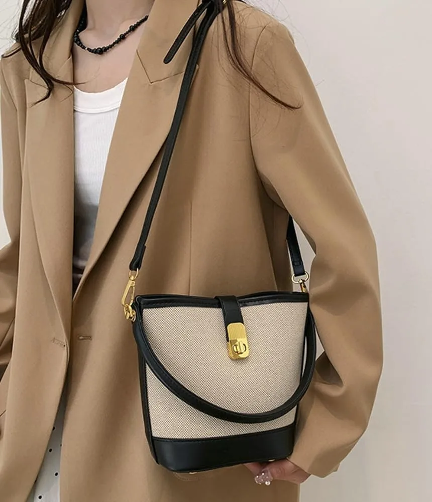 Summer Purses For Women Casual Crossbody Bags Small Bucket Bag Handbag Shoulder Bag Simple Purse Top Handle Travel Gift 2024