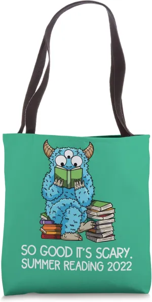 Summer Reading 2022 Monster Quote Reader Librarian Prize Tote Bag