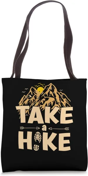 Sunlit Trails Hiking Enthusiast Outdoor Tote Bag