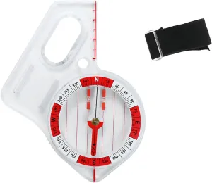 Survival Compasses with Ruler Scale Hiking Orienteering Camping Thumb Compasses Map Ruler Compasses for Map Reading
