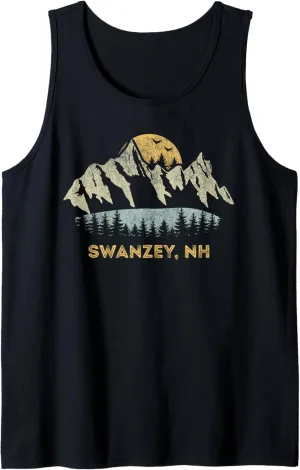 Swanzey New Hampshire Mountain Sunset Sunrise NH Tank Top