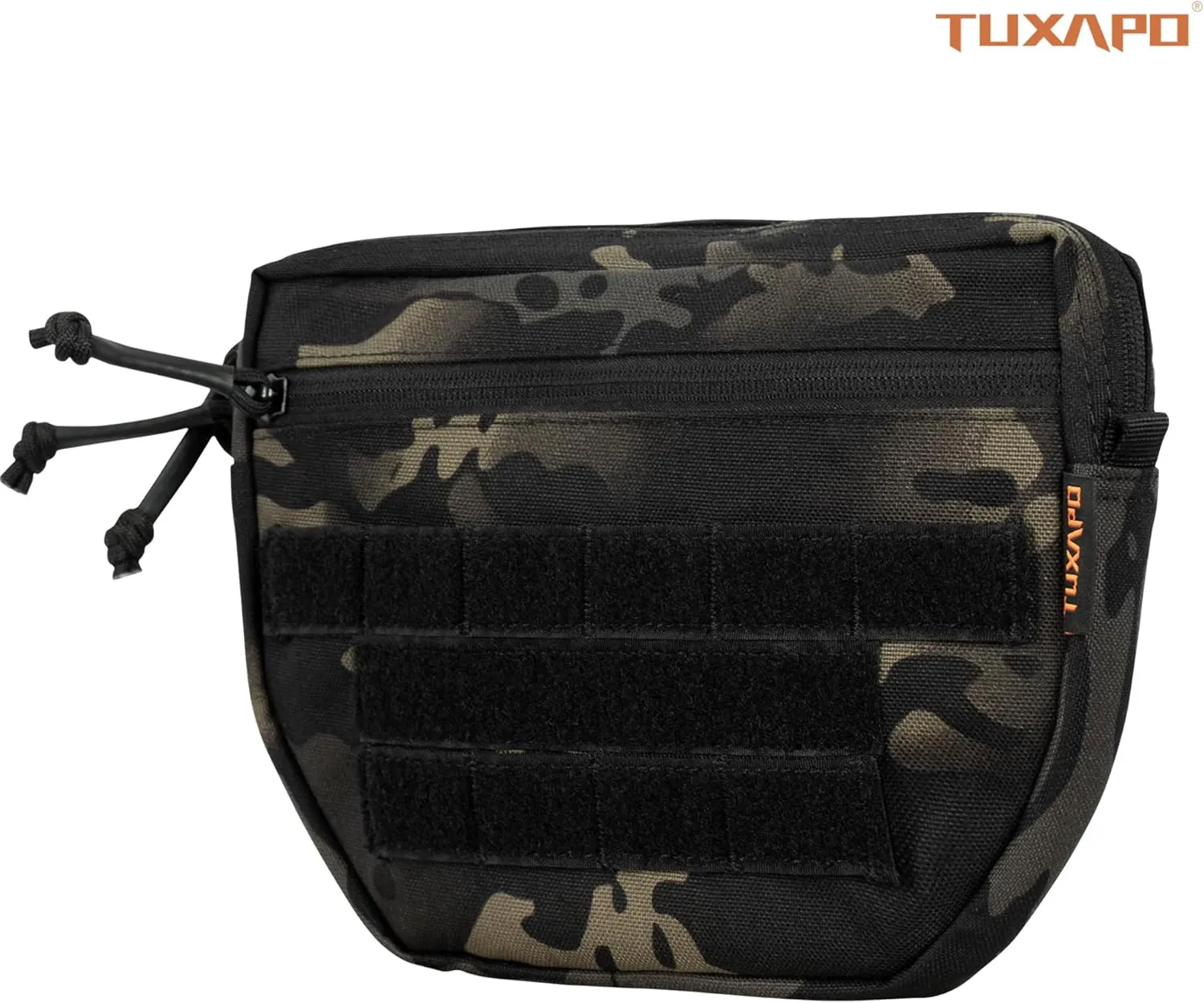 Tactical Molle Vest for Big Men with Quick Release Front Pouch Set Heavy-Duty Detachable and Reassembleable Gear