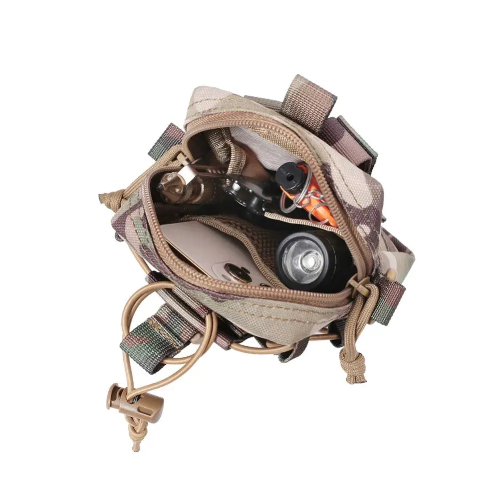 Tactical Molle Waist Pack with Water Bottle Holder - Outdoor Camping Essentials
