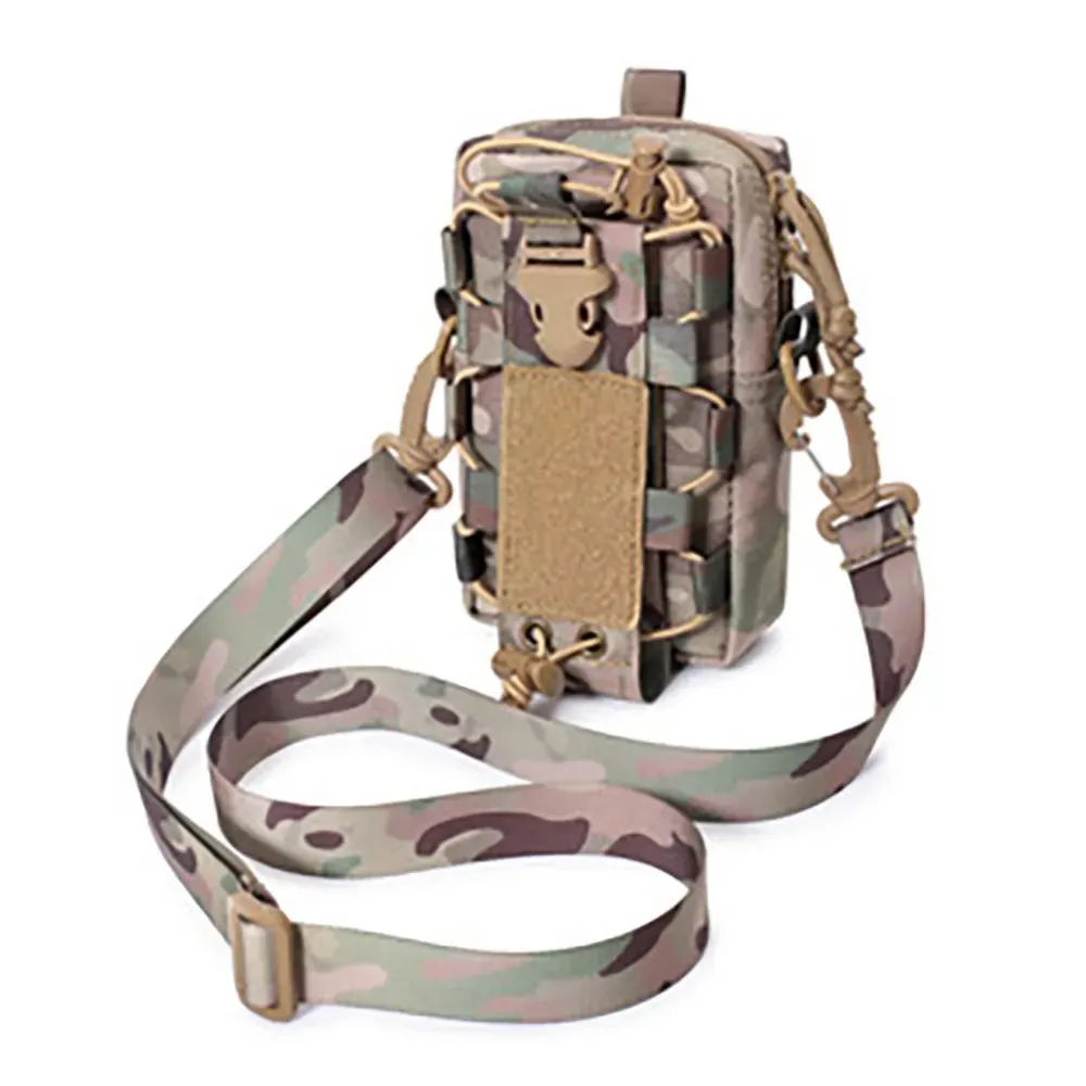 Tactical Molle Waist Pack with Water Bottle Holder - Outdoor Camping Essentials