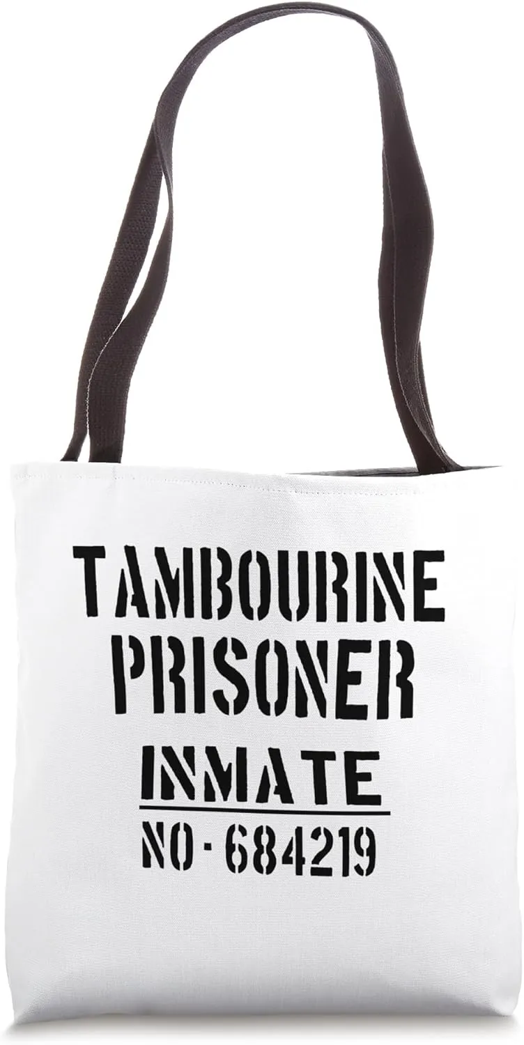 Tambourine Player / Funny 'Prisoner' Easy Halloween Costume Tote Bag