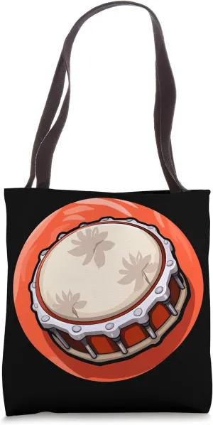 Tambourine Player Musical Instrument Musician Tote Bag