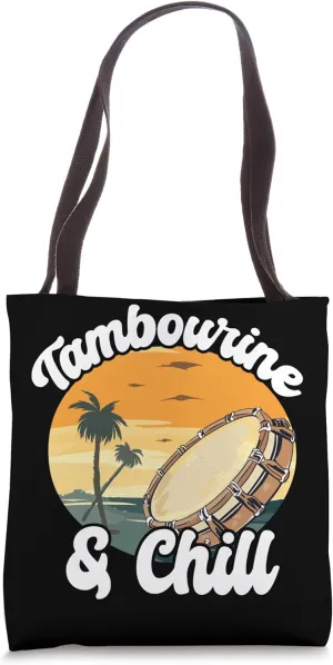 Tambourine Player Musical Instrument Musician Tote Bag