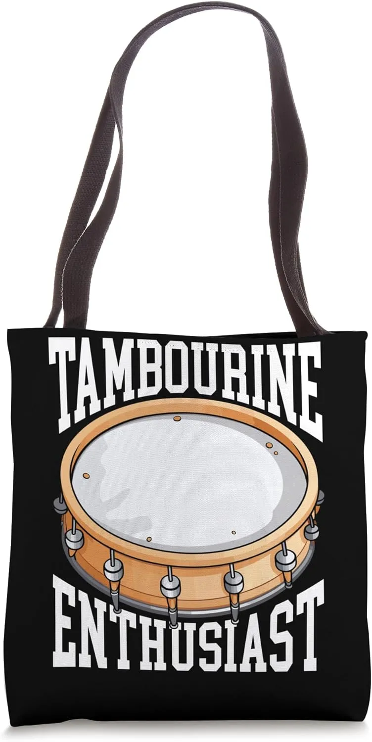Tambourine Player Musical Instrument Musician Tote Bag