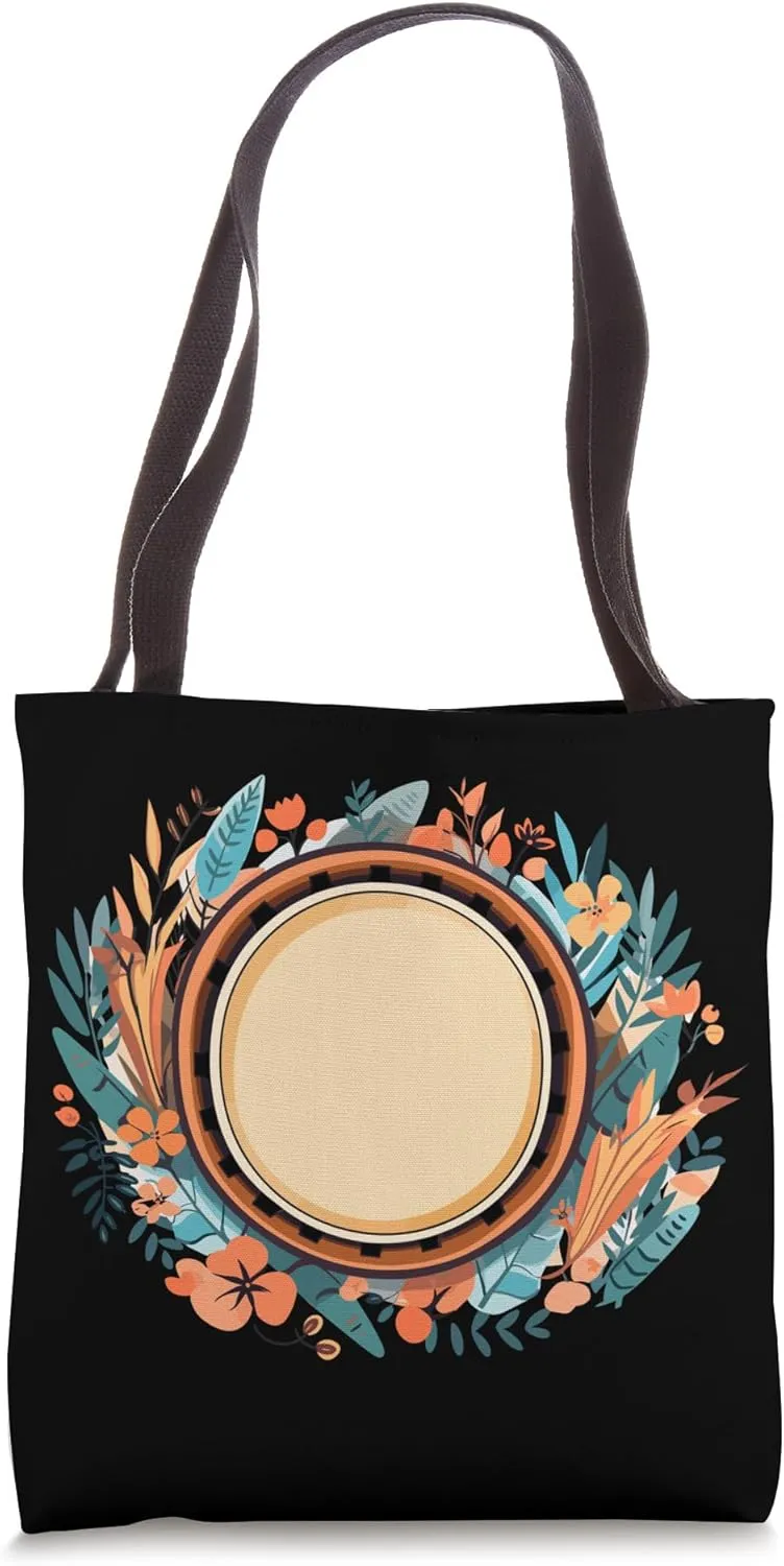 Tambourine Player Musical Instrument Musician Tote Bag