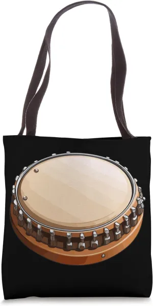 Tambourine Player Musical Instrument Musician Tote Bag