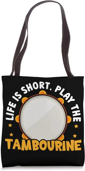 Tambourine Player Musical Instrument Musician Tote Bag