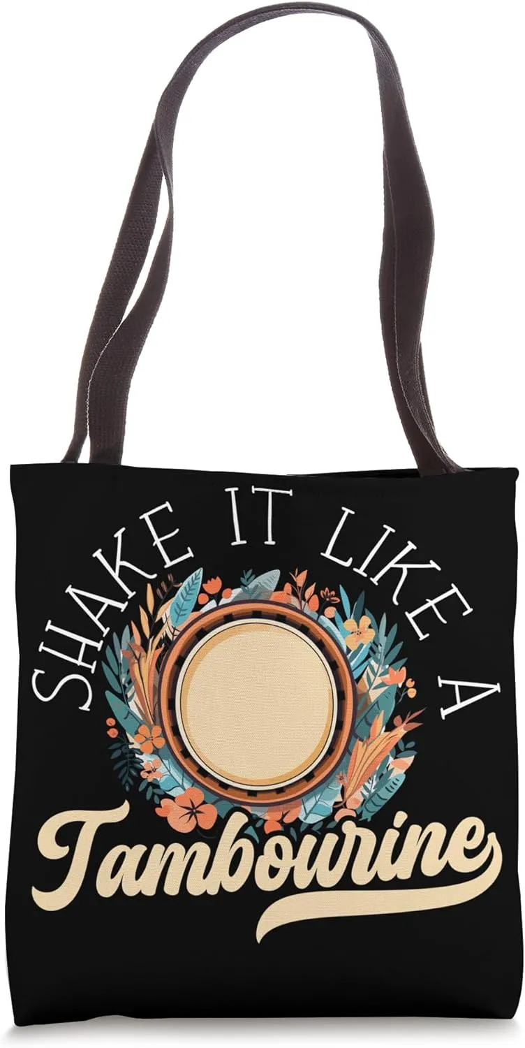 Tambourine Player Musical Instrument Musician Tote Bag