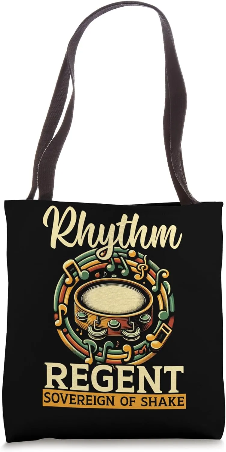 Tambourine Teacher Tambourinist Instrument Tambourine Player Tote Bag