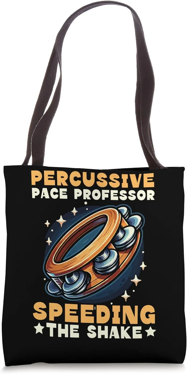 Tambourine Teacher Tambourinist Instrument Tambourine Player Tote Bag