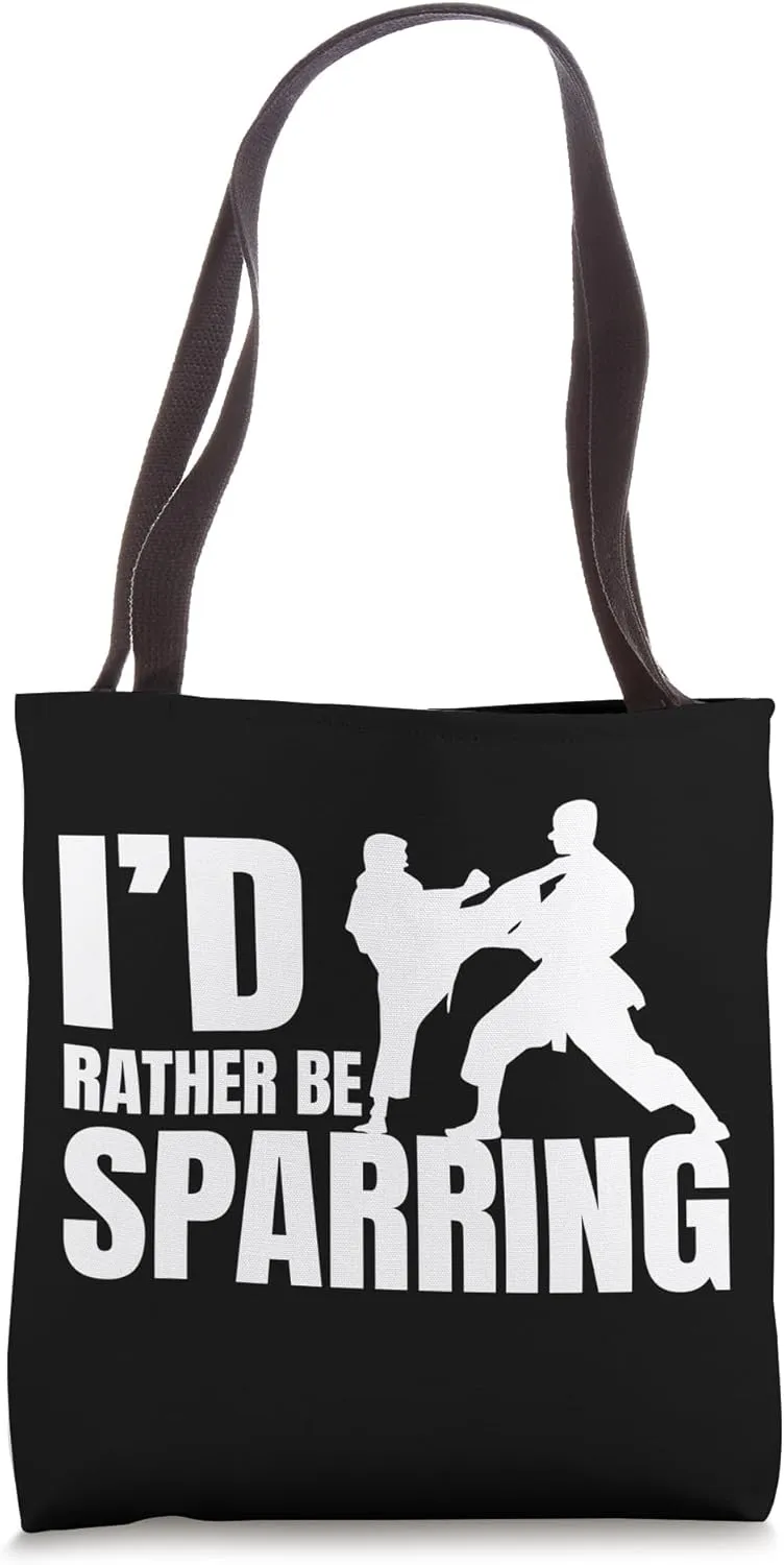 Tang Soo Do Sparring Martial Artist Korean Karate Master Tote Bag