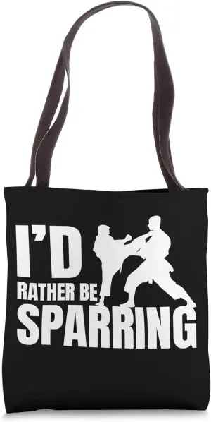 Tang Soo Do Sparring Martial Artist Korean Karate Master Tote Bag