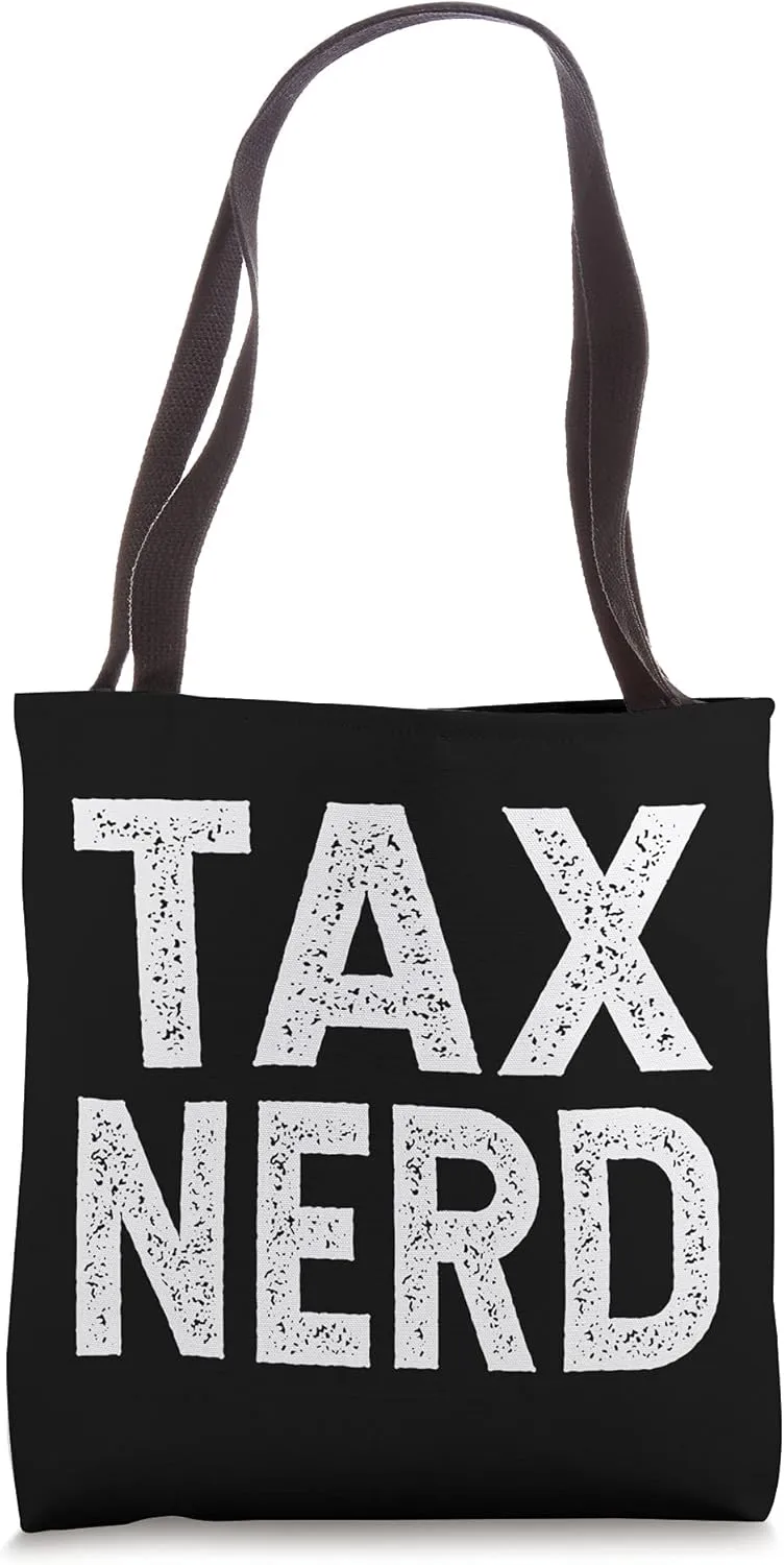 Tax Nerd, Funny Accountant Tote Bag