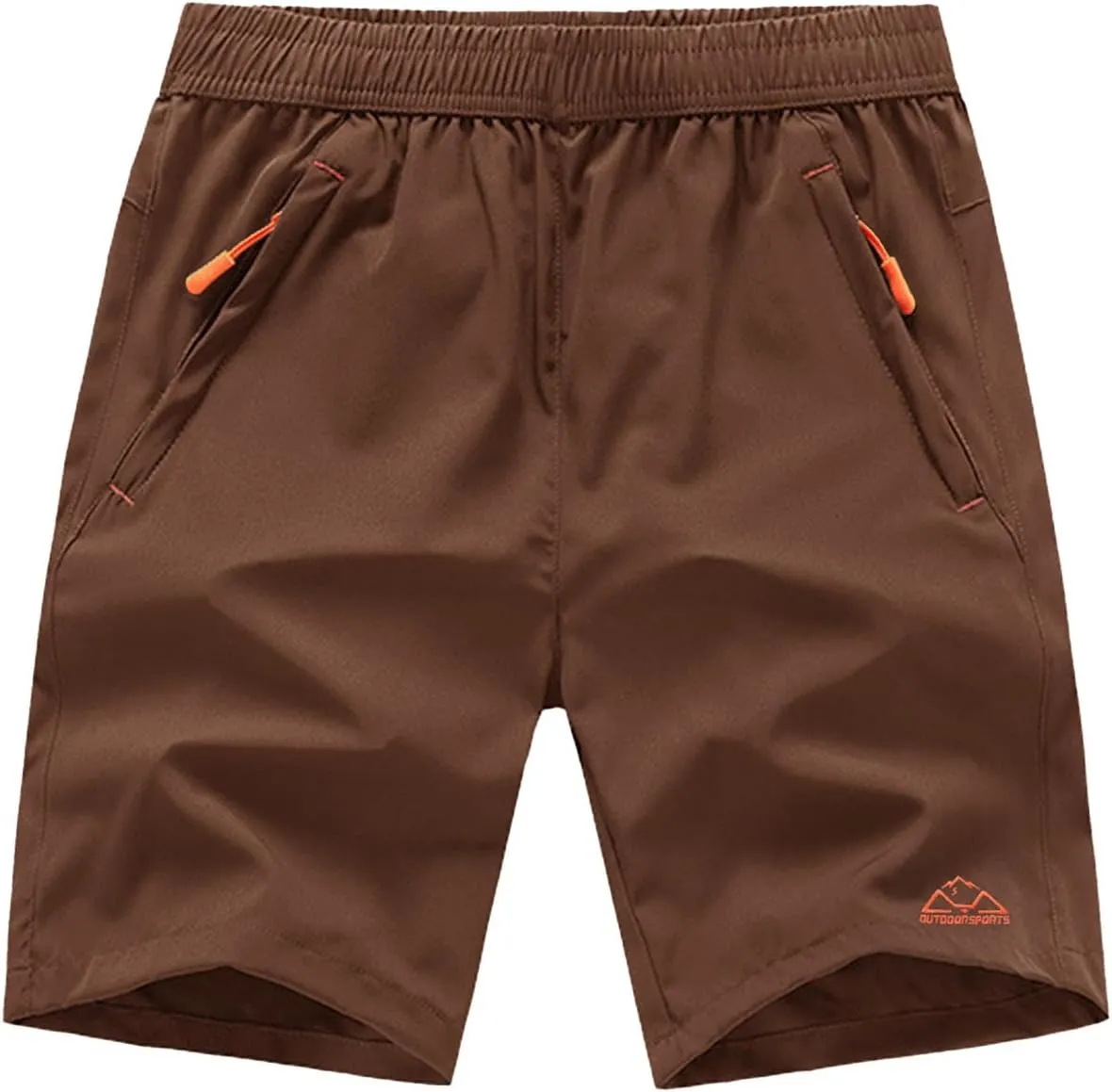 TBMPOY Men's 7" / 9" Running Hiking Shorts Quick Dry Athletic Gym Outdoor Sports Short 3 Zipper Pockets