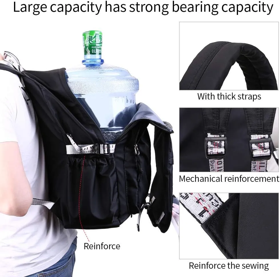 Teenage Girls Bookbag School Backpack Children Casual Daypack Schoolbag for Teens Black