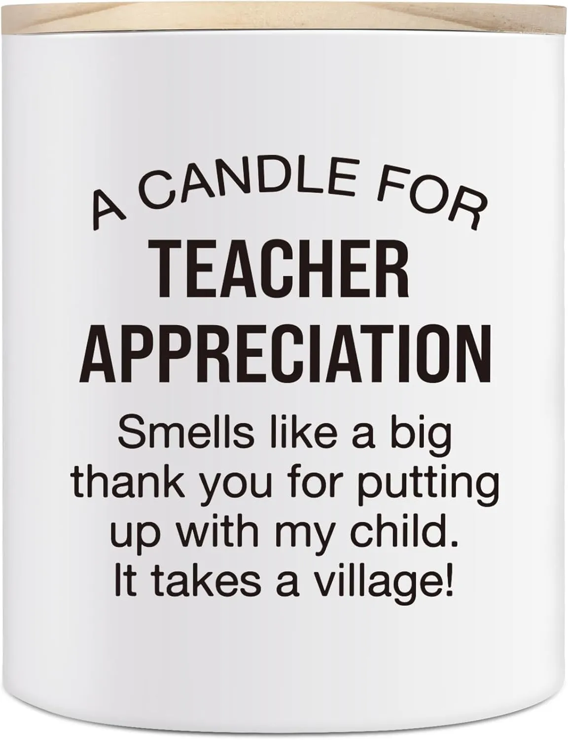Thank You Teacher Appreciation Gifts for Women Men, 10OZ Funny Teachers' Day Week Birthday Graduation Gift Retirement for Teacher End of Year, Lavender Scented Candle Putting My Child