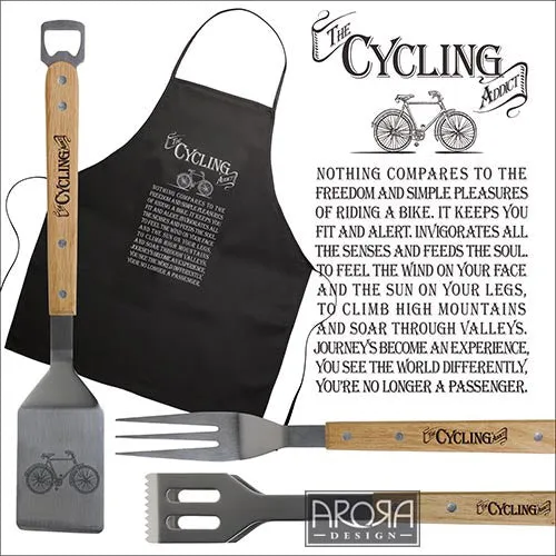 The Cycling Addict BBQ & Apron Set