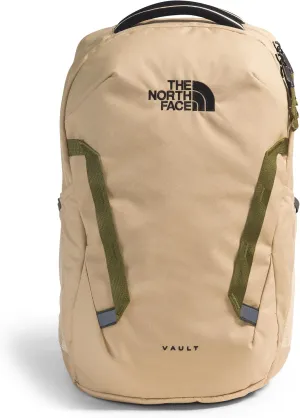 THE NORTH FACE Vault Everyday Laptop Backpack - PFAS Free, Khaki Stone/TNF Black, One Size