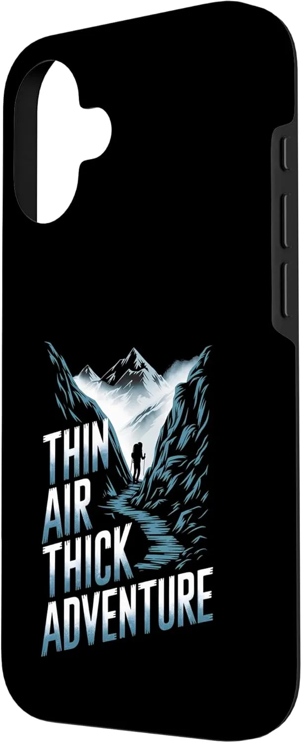 Thin Air Thick Adventure Mountaineering Alpine Camping Case for iPhone 16